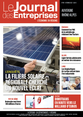 L'Enquête - La filière solaire régionale cherche un nouvel éclat - Le Journal des Entreprises Auvergne Rhône-Alpes - Octobre 2022